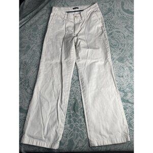 Men's Cotton White Chino Khaki Pants‎ By Nautica Size 34x32